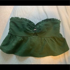 Green tube top
